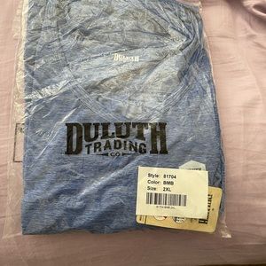 COPY - New with tags-2XL Armachillo v-neck short sleeve shirt -Blue